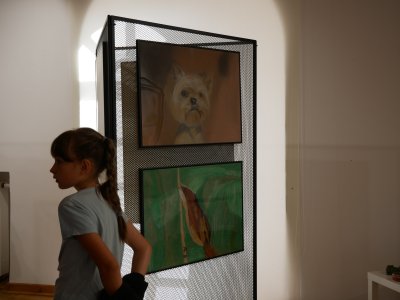 Otwarcie wystawy prac plastycznych